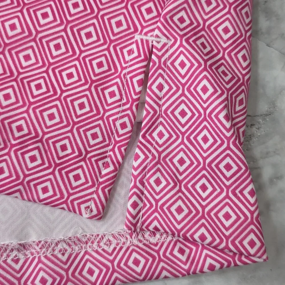 Womens Sz 16 Pink Geometric Pockets Pickleball Tennis Golf Skortv Lady Hagen - Picture 7 of 11